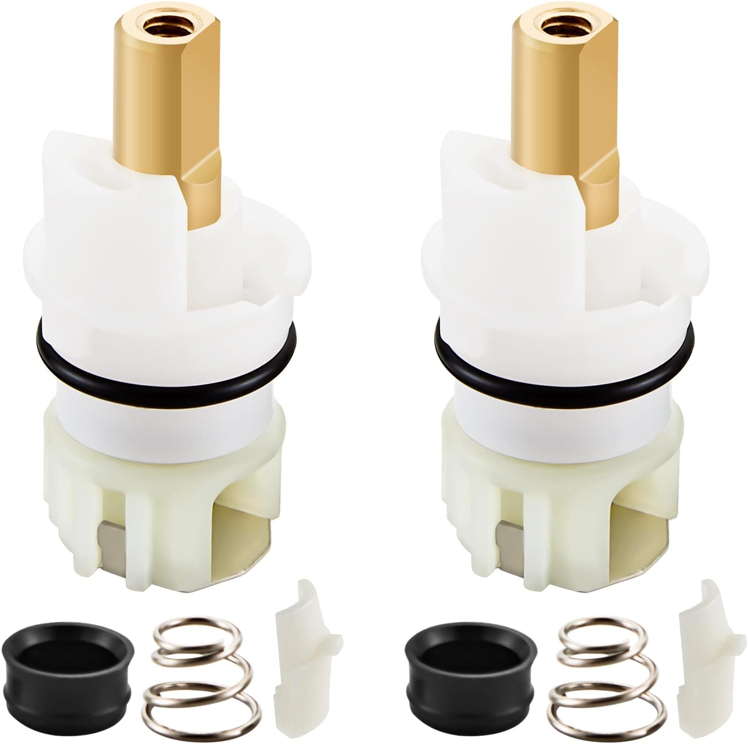 RP25513 faucet stem assembly Replacement Kit for two handle faucet repair kit with Cartridge RP4993 Seats Springs, 2 Pack